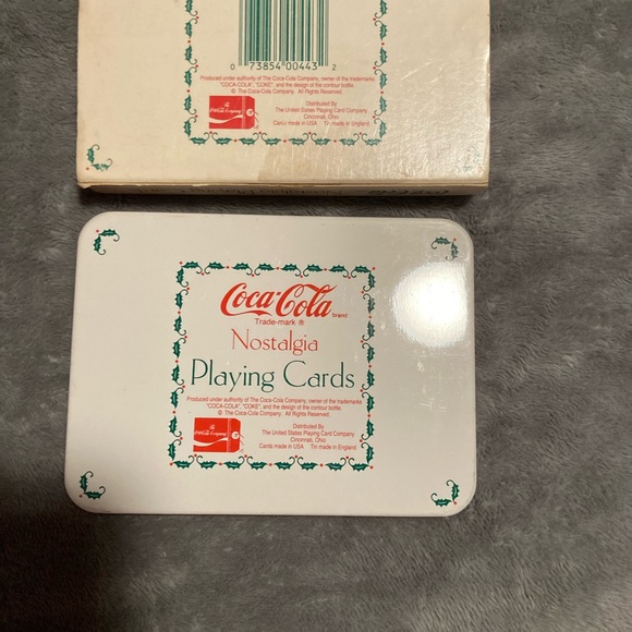 Santa Double Deck Coca-Cola Limited Edition Nostalgia Playing Cards Trademark - Picture 5 of 5
